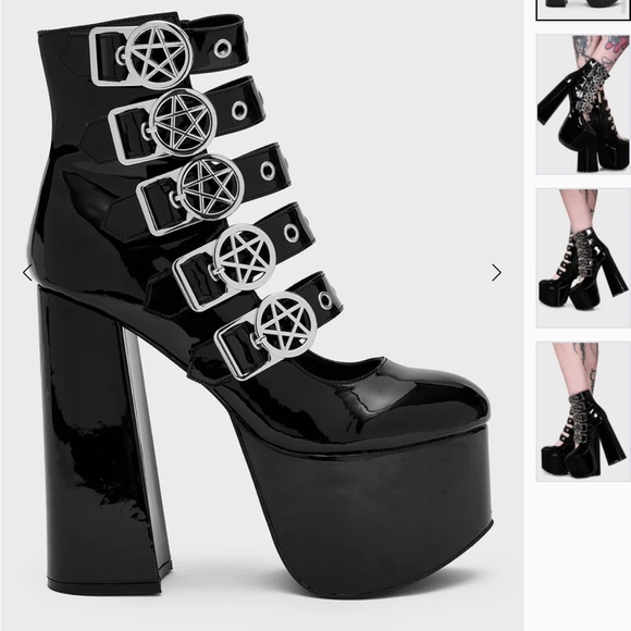 Gothic Platform Heels from Killstar - Picture 5 of 6
